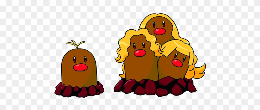 Alolan Diglett And Dugtrio By High Jump Kick - Diglett Vs Alolan Diglett #1273284