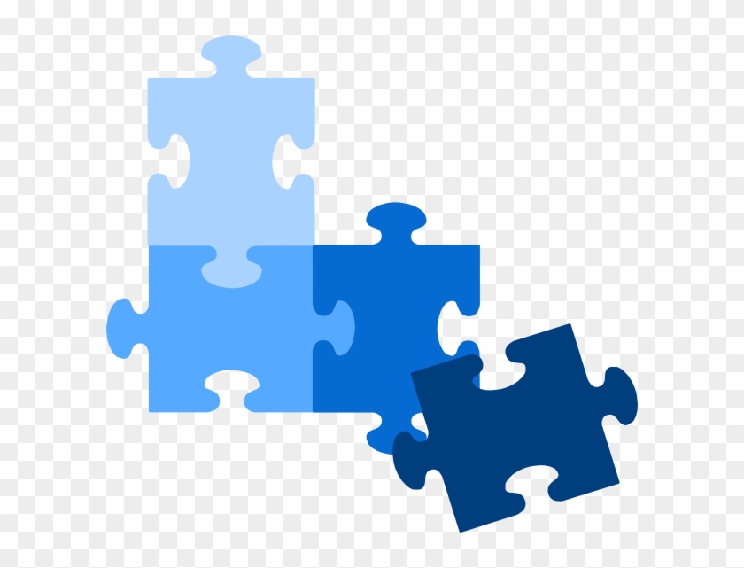 Jigsaw Puzzles Puzz 3d Desktop Wallpaper Clip Art - Puzzle Pieces Icon Blue #1273299