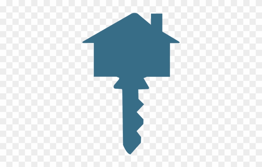 Home Key Real Estate Icon Transparent Png - Home Key Svg #1273539