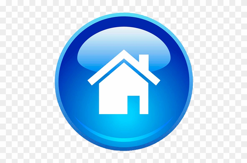 Blue Home Icon - Blue Home Icon Png #1273546