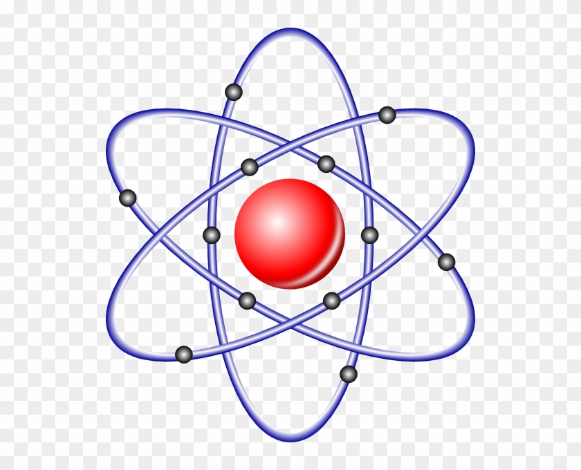 Atom Nucleus Electrons Clip Art At Clker Com Vector - Niveles De Organizacion Atomo #1273577