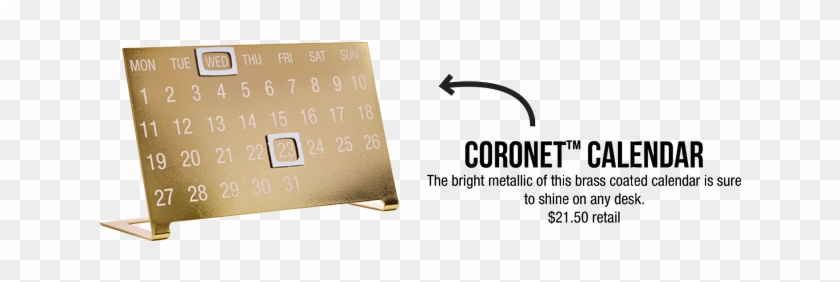 Coronet-calendar - Design Ideas 3202026-di Coronet Calendar, Brass #1273680