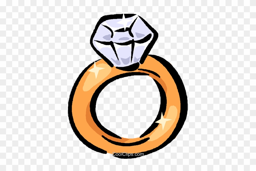 Diamond Ring Royalty Free Vector Clip Art Illustration - Vetor Anel Png #1273801