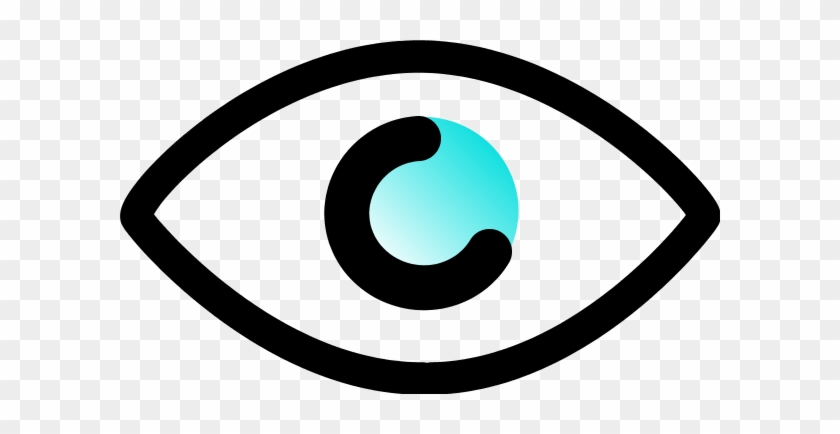 Big Wide Single Eye Vector Clip Art - Clip Art #1273811