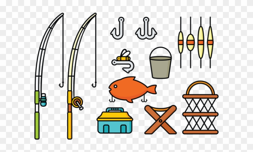 Fishing Rod Clipart Fishing Tool - Fisherman Tools - Free