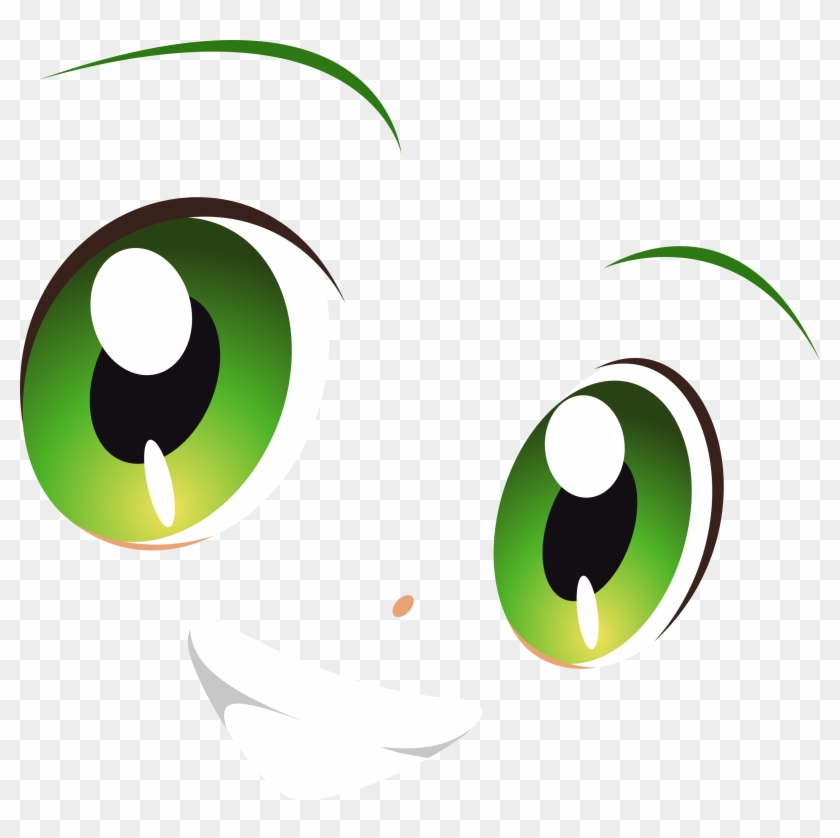 Eye Smile Anime Clip Art - Eye Color #1273962
