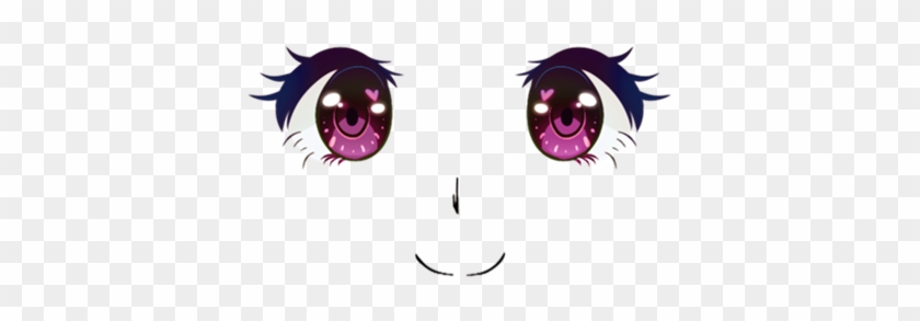 Kawaii Anime Face - Anime Eyes Transparent Background - Free Transparent PNG  Clipart Images Download