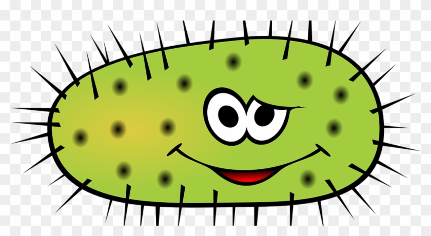 Clip Art Stop Germs Openclipart Germ Theory Of Disease - Bacteria Cartoon #1273976