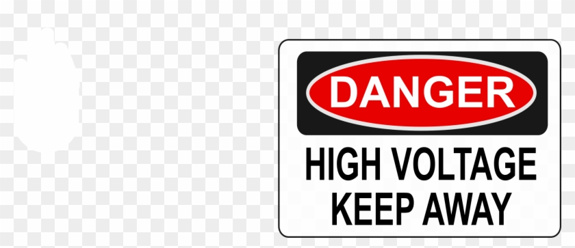 High Voltage Keep Away - Sign #1274025