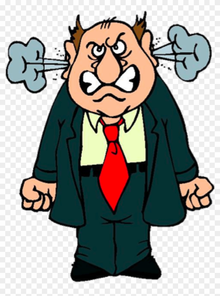 Anger Management Feeling Clip Art - Angry Person Cartoon #1274030