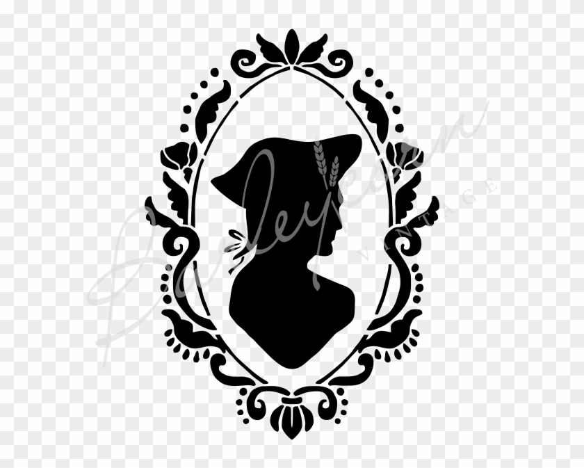 Cameo Gentleman Stencil - Emblem #1274155