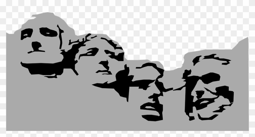 Illustration Of Mount Rushmore In South Dakota - Mount Rushmore Vector Free #1274167