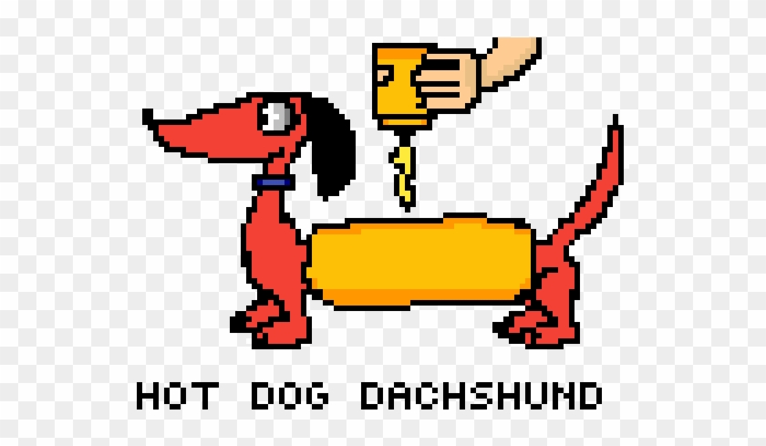 Hot Dog Dachshund - Pegboard Nerds #1274515