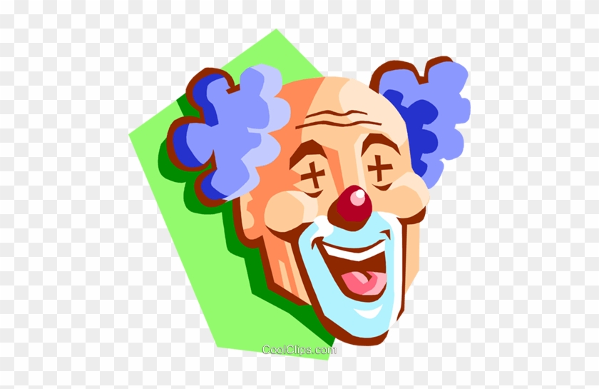 Clown Kopf Vektor Clipart Bild - Clown Kopf Vektor Clipart Bild #1274528