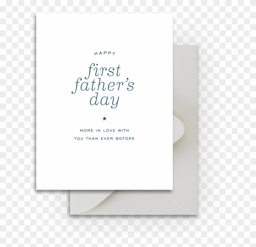 First Father's Day Card By Smitten On Paper - Calligraphy #1274585