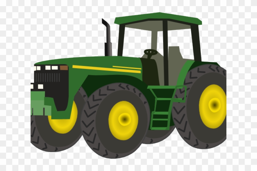 John Deere Clipart Farm Machinery - Dessin Tracteur En Couleur #1274606