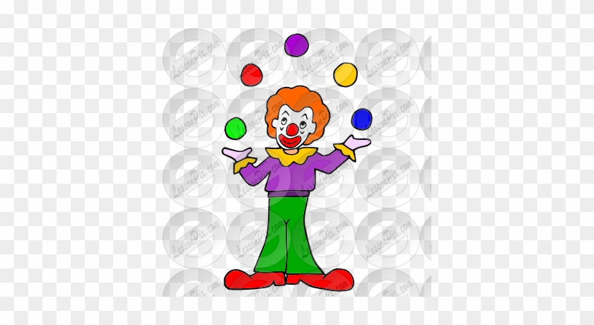 Juggler Picture For Classroom / Therapy Use - Clip Art #1274729