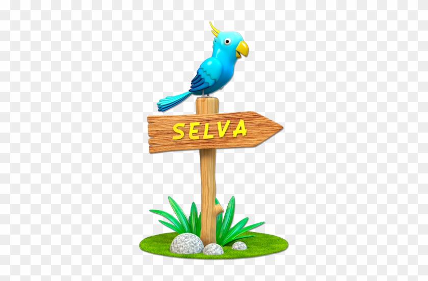Loro Cartel Señal Selva - Stickers Effet 3d - Perroquet #1274752