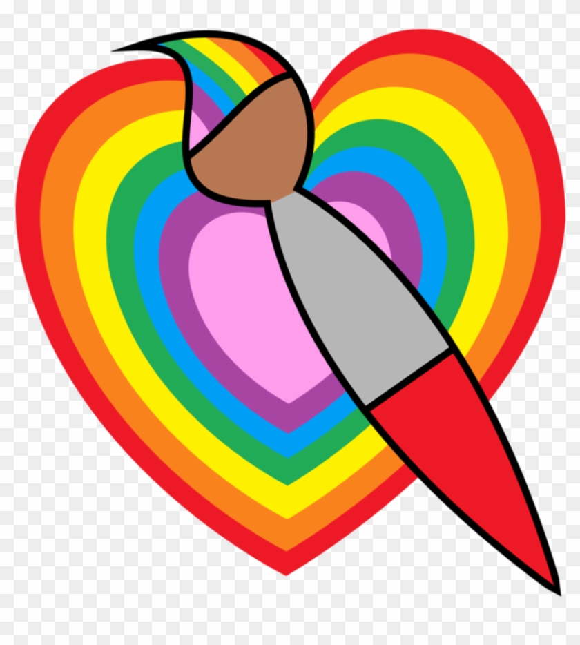 Rainbow Heart Cutiemark By Snowcat93 - Mlp Oc Cutie Mark Rainbow #1274790