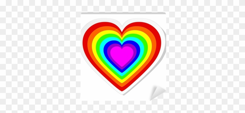 Rainbow Heart Vector #1274816