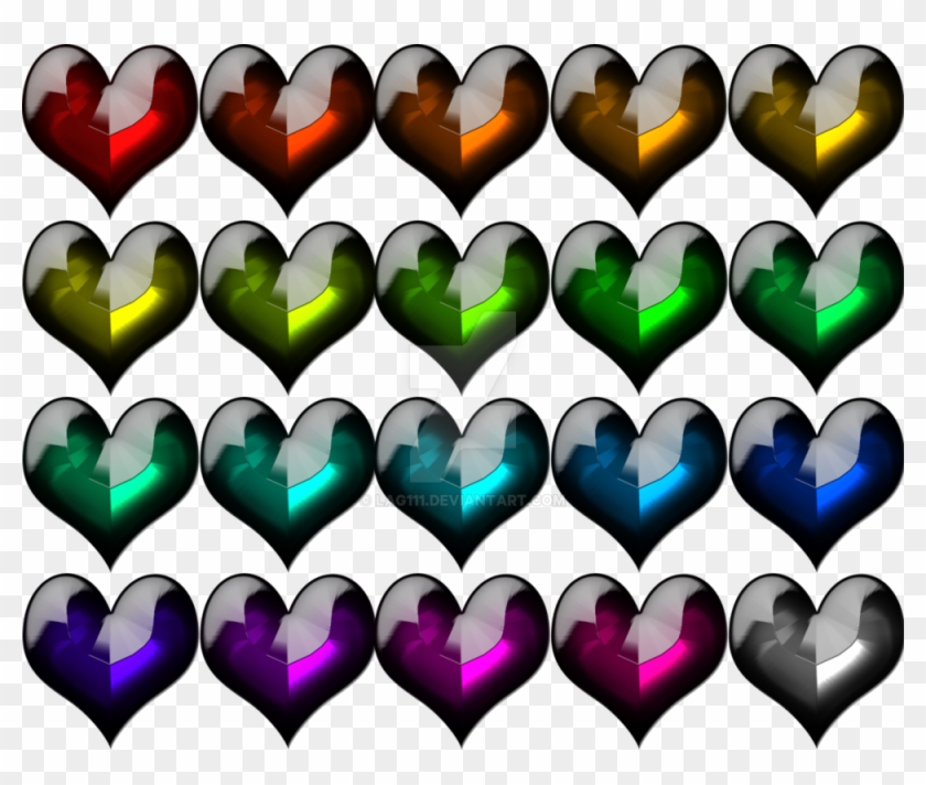 Rainbow Hearts By Lag111 - Heart #1274827
