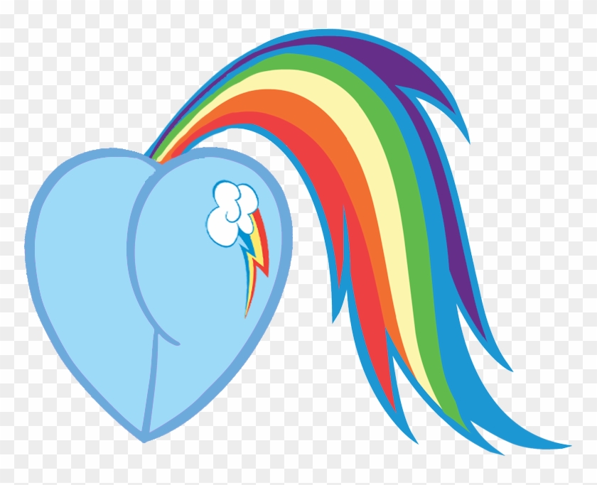 Rayodragon, Heart, Plot, Rainbow Dash, Suggestive - Rainbow Dash Butt Sexy #1274834