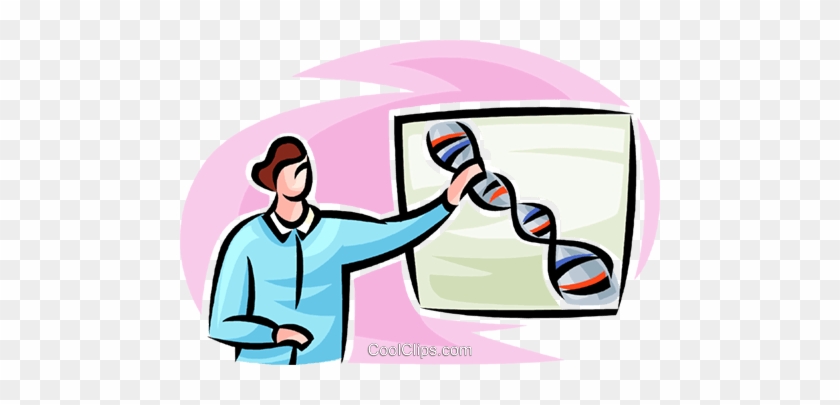 Dna Royalty Free Vector Clip Art Illustration - Scientist #1274950