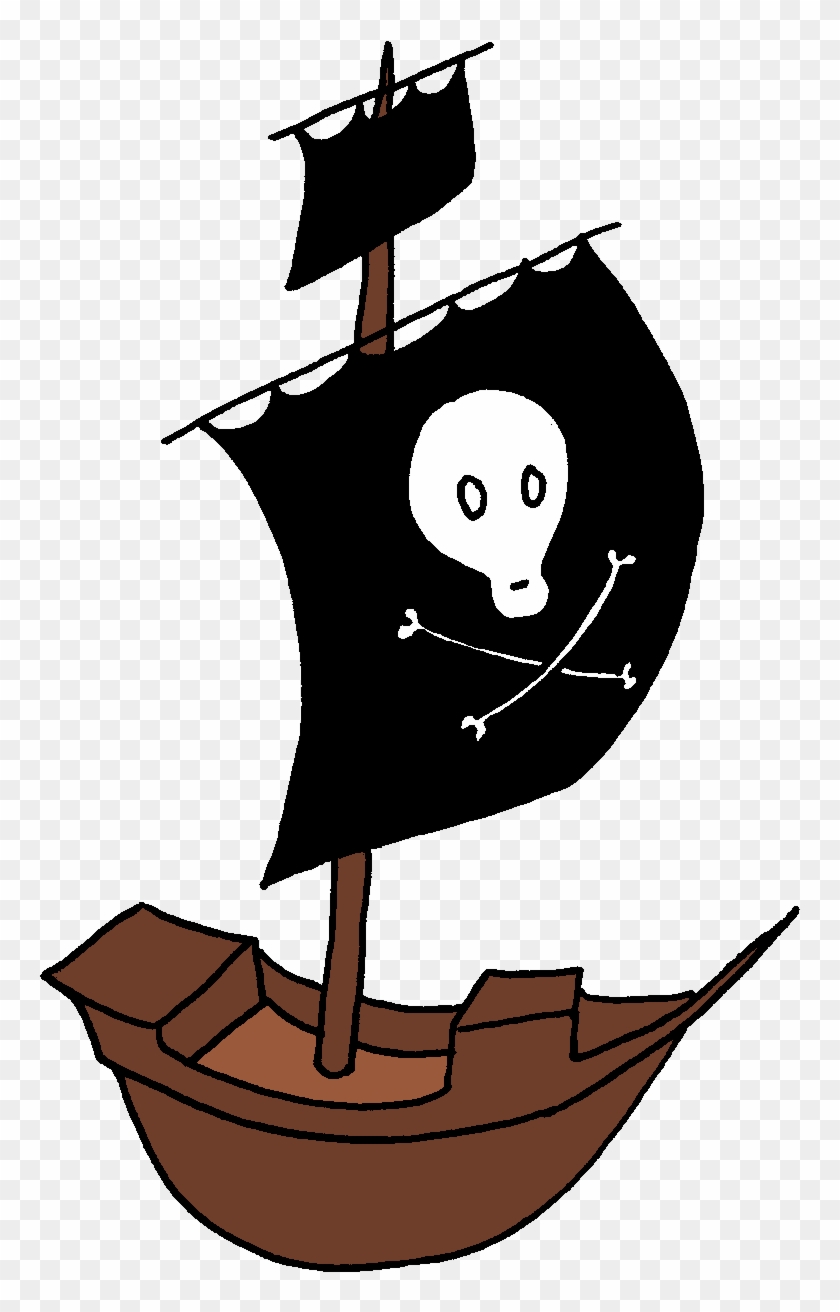 Pirate Clipart Transparent Background - Pirate Ship Clip Art #1274989
