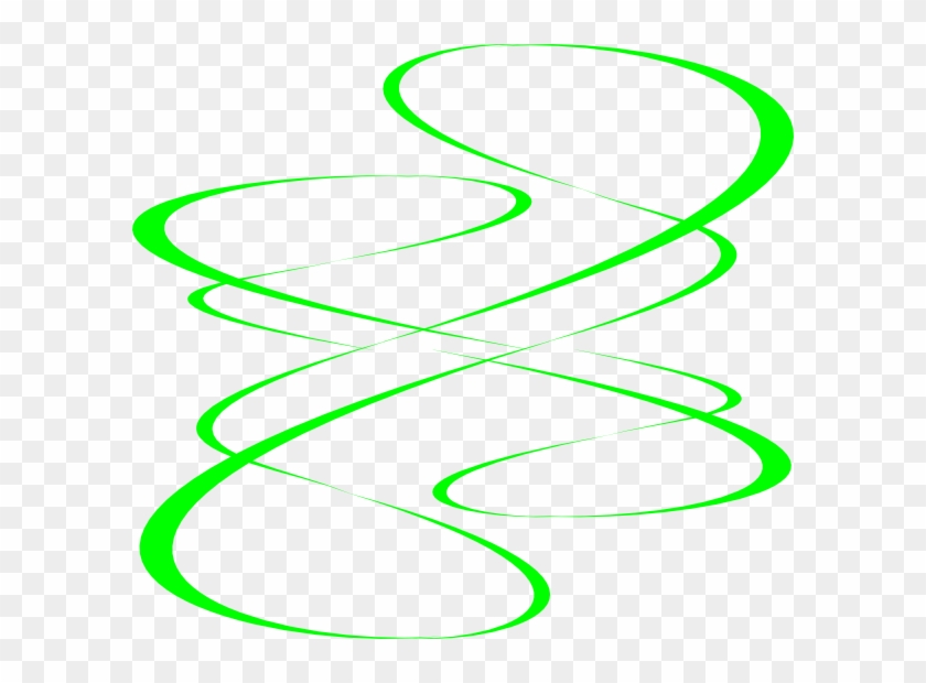 Invitation Green Clip Art - Fancy Lines Clip Art #1275016