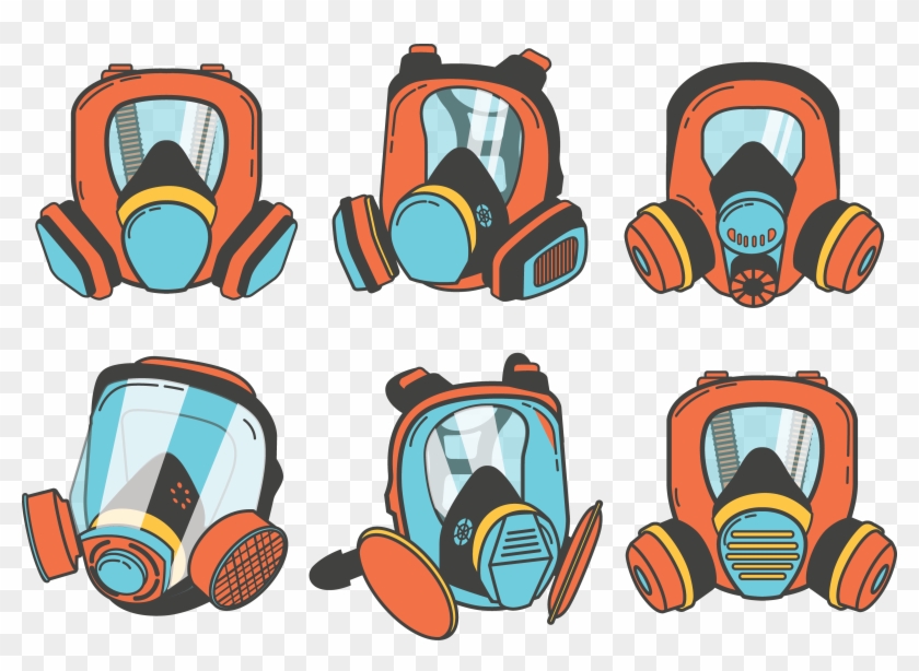 Gas Mask Respirator Euclidean Vector - Gas Mask Respirator Euclidean Vector #1275090