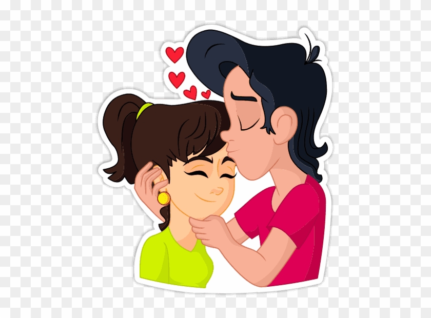 Send - New Love Couple Sticker Download #1275207