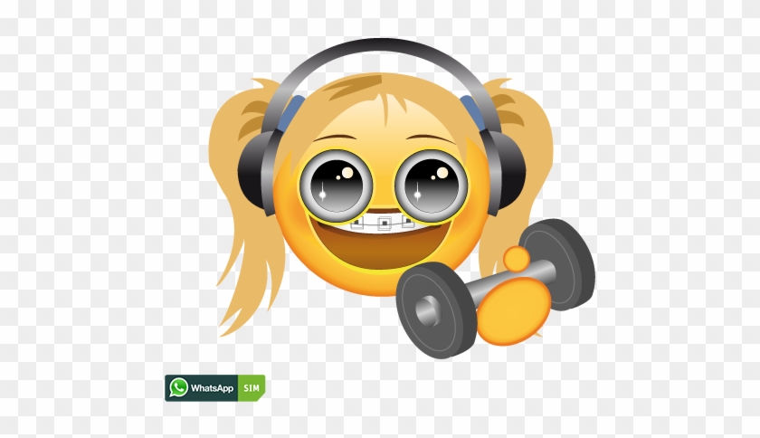 Smiley Emoticon Emoji Mein Cooles Hausboot - Transparent Png Emoji Gym #1275230