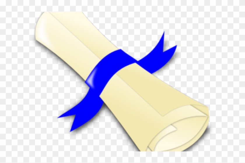 Winner Ribbon Clipart Scroll - Diploma Clip Art #1275323
