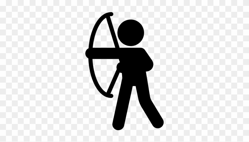 Archery Champion Vector - Archery Olympic Clipart #1275330