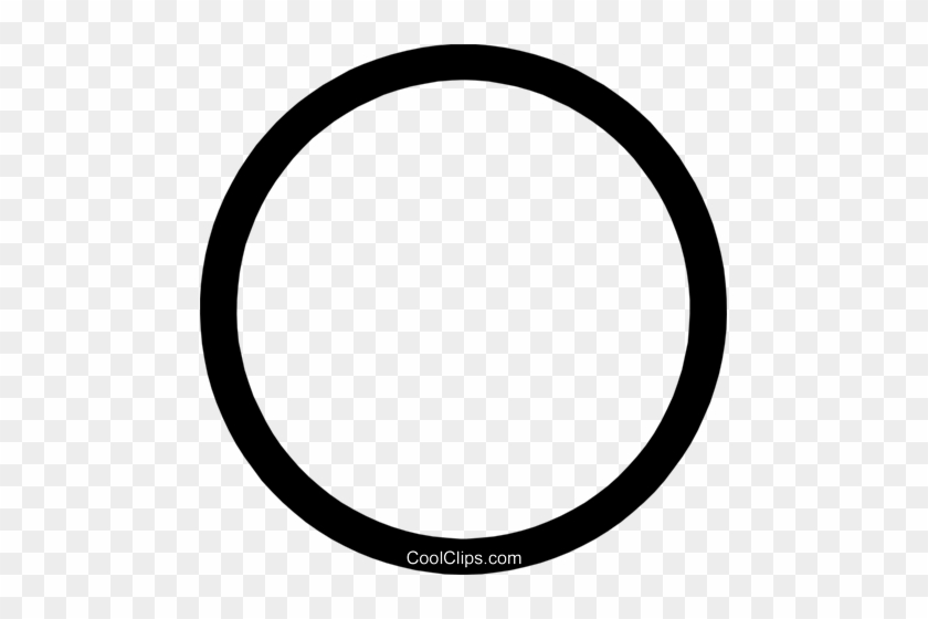 Circle Shape Royalty Free Vector Clip Art Illustration - Circle Outline Vector #1275384