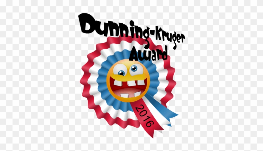 Prestigious Dunning-kruger Award Goes To Riverside - Clip Art #1275411