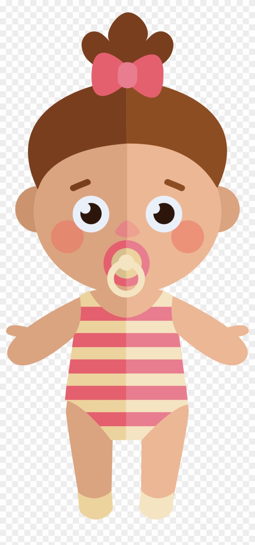 Cute Baby Vector 935*1949 Transprent Png Free Download - Cuteness #1275451