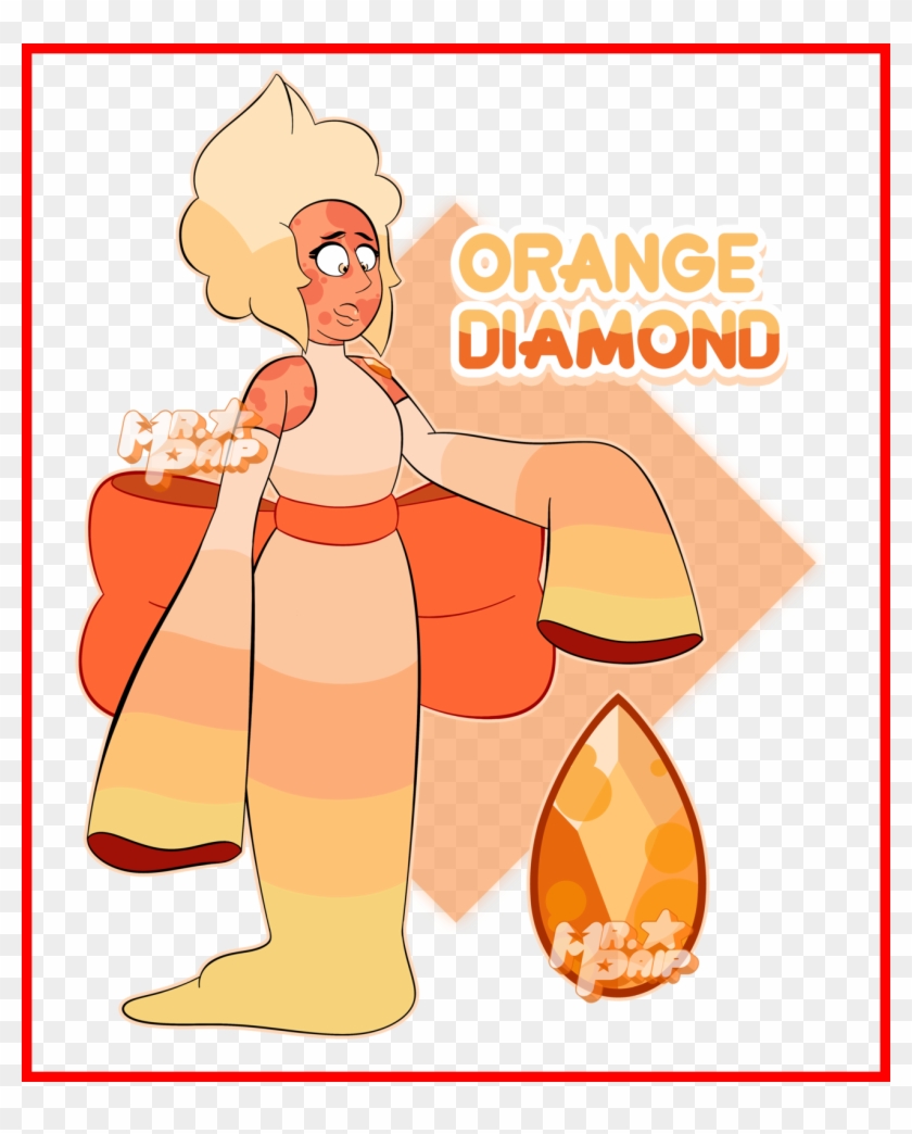 Stunning Diamond Olympus Tumblr Of Graphic Design Golden - Orange Diamond Steven Universe #1275514
