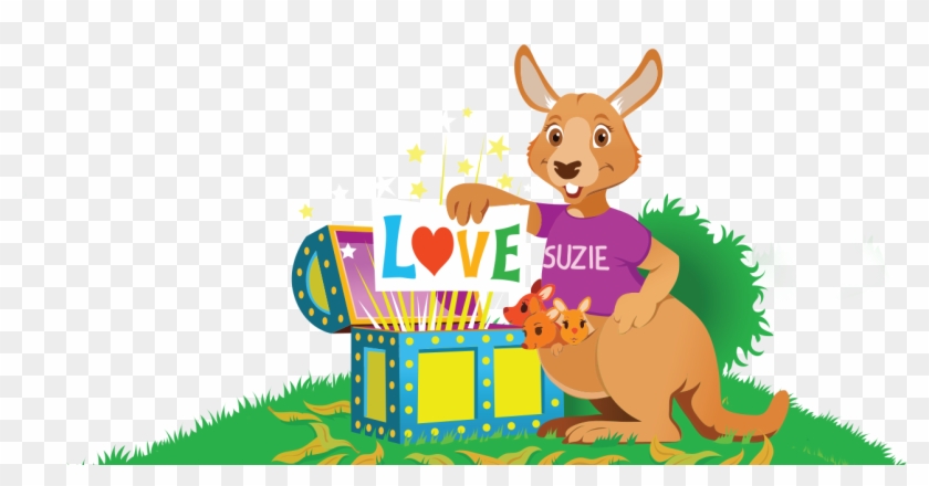 Suzie The Kangaroo Loves Hopping And Bouncing Around - Cartoon #1275588