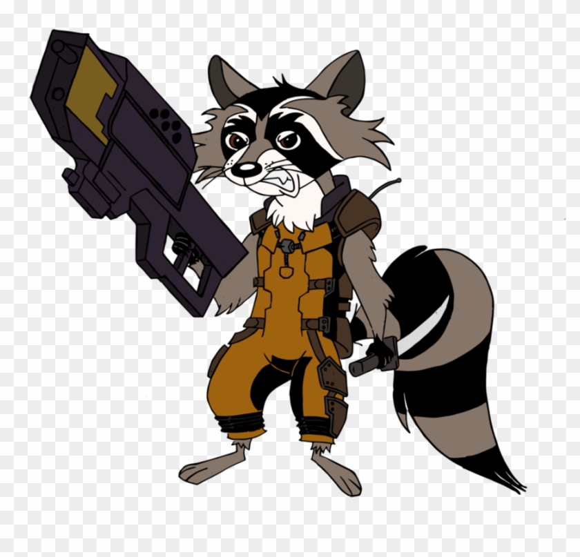 Raccoon Cartoon Drawing Download Raccoon Cartoon Drawing - Rocket Raccoon Mlp #1275595