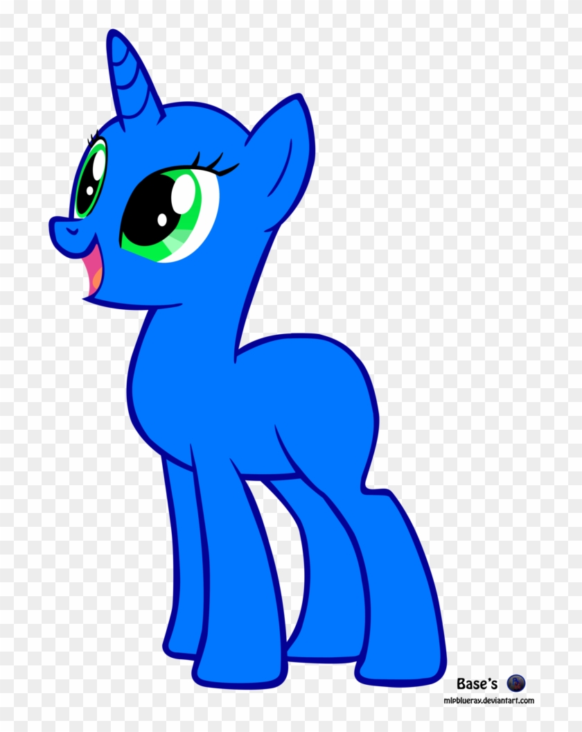Mlp Vector Base Stand /free2use By Mlpblueray - Mlp Ms Paint Base Unicorn #1275782