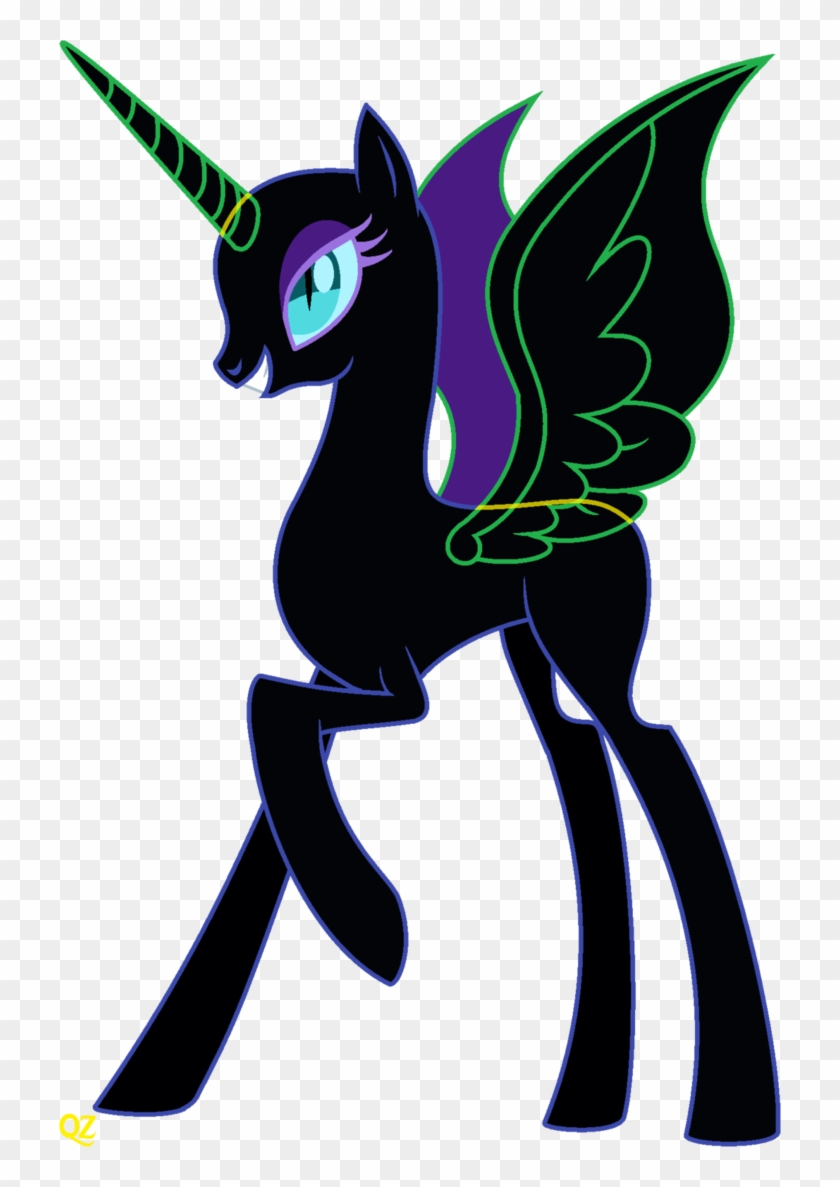 Mlp Base Nightmare Moon By Queenzodiac - Midnight Moon My Little Pony #1275817