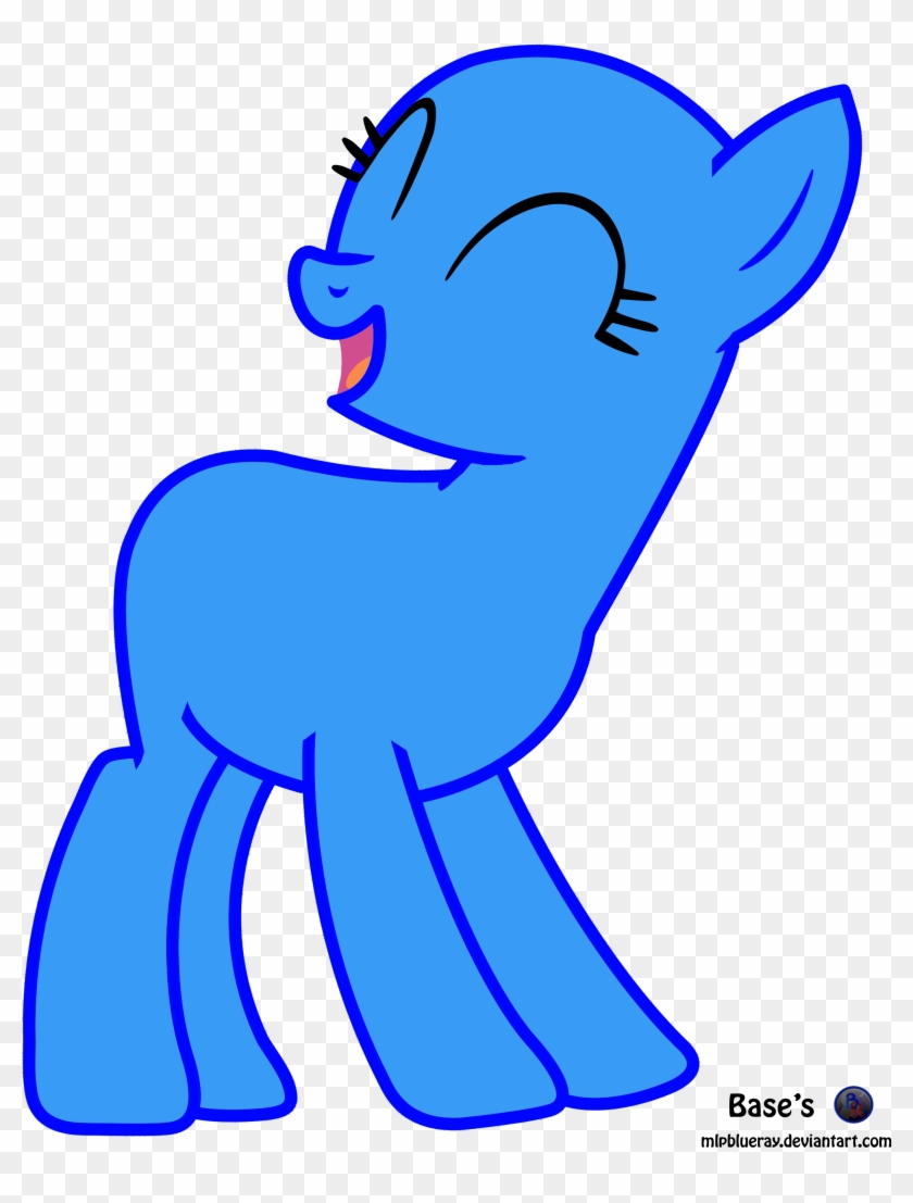 Mlp Vector Base /free2use By Mlpblueray - Mlp Base Blue #1275831