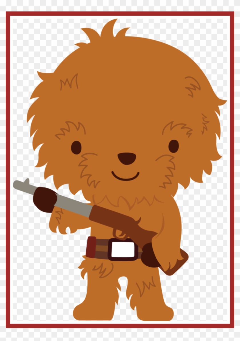 Star Clipart Star Clipart Png Shocking Chewie Star - Star Wars Characters Clipart Free #1276123