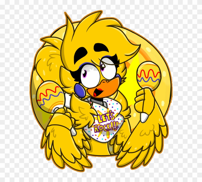 Five Nights At Freddy's - Fnaf Rockstar Chica Fanart #1276264