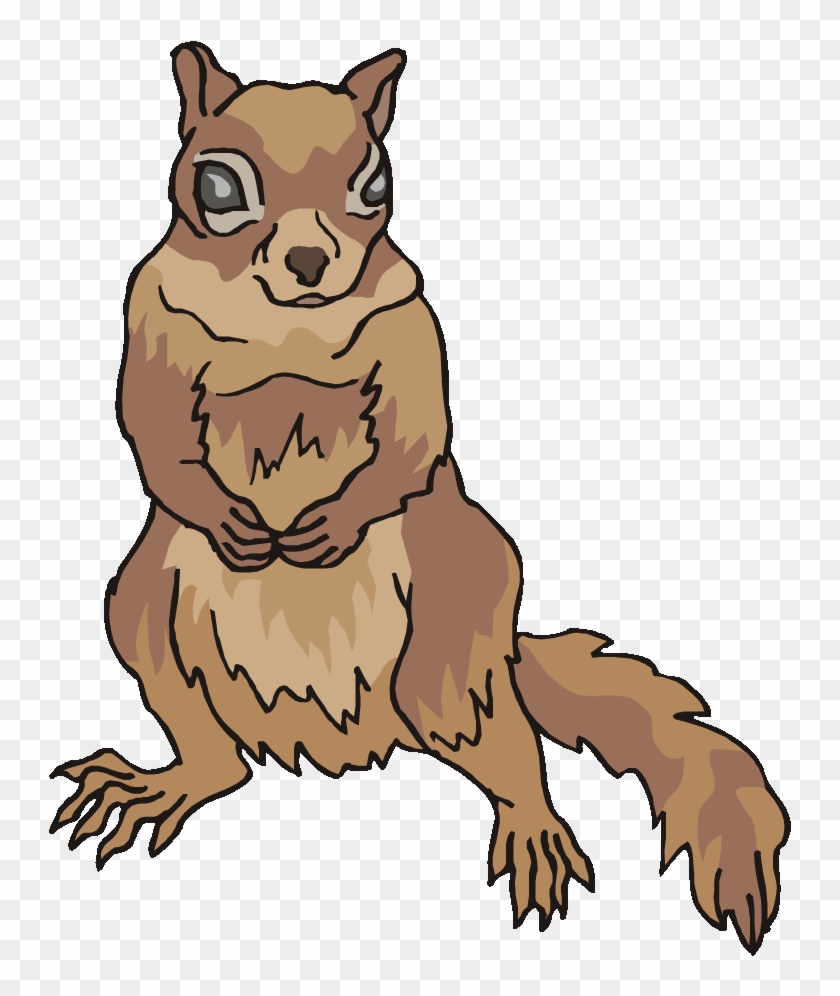 Crazy Squirrel Clipart #1276319