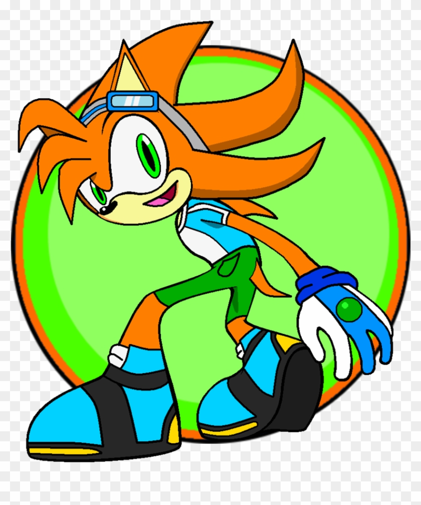 Sonic Channel- Citrus The Hedgehog By Cryoflaredraco - Cartoon #1276328