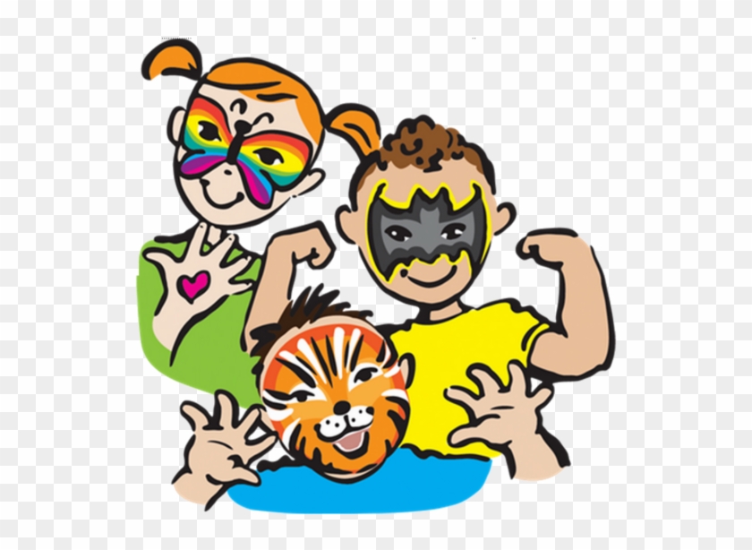 Face Painting Png Free Download - Face Painting Clip Art #1276478