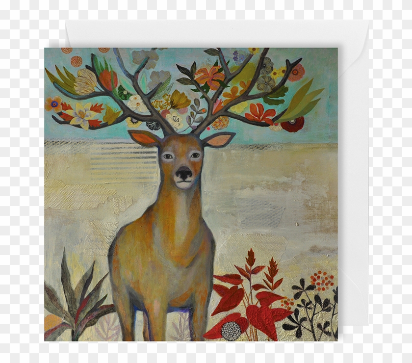 Head Trip Greeting Card - Elk #1276526