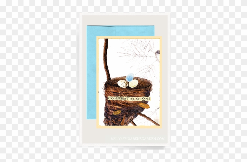 Congratulations Nest Folded Greeting Card - Picture Frame #1276528
